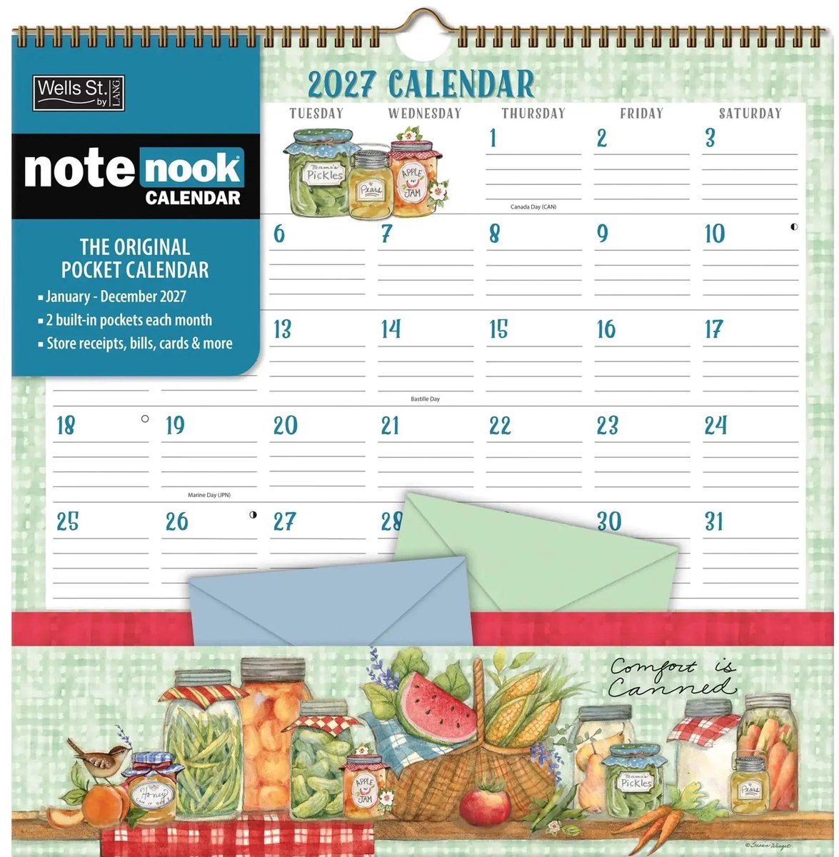 Folk Song Pocket Note Nook Kalender 2027