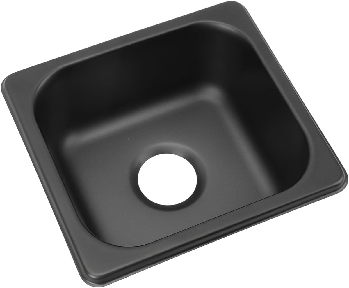 Gegalvaniseerde 304 Roestvrijstalen gootsteen, 175 X 160 X 70 Mm, Drop-in Bargootsteen voor Boot, Caravan en - voor Keuken en Wastafel