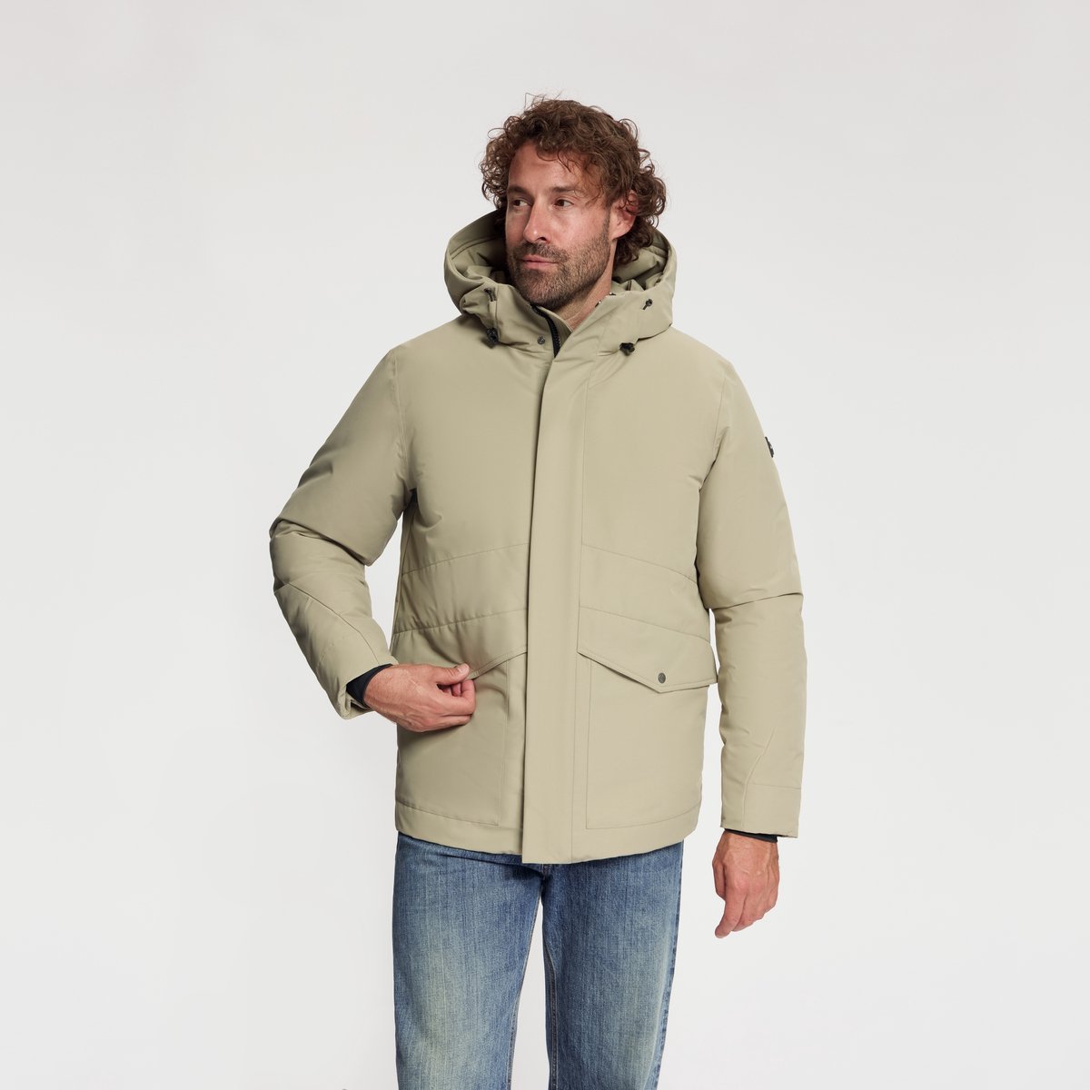 Travelin’ Sune Heren Hardshell winterjas Waterdicht Lichtbruin