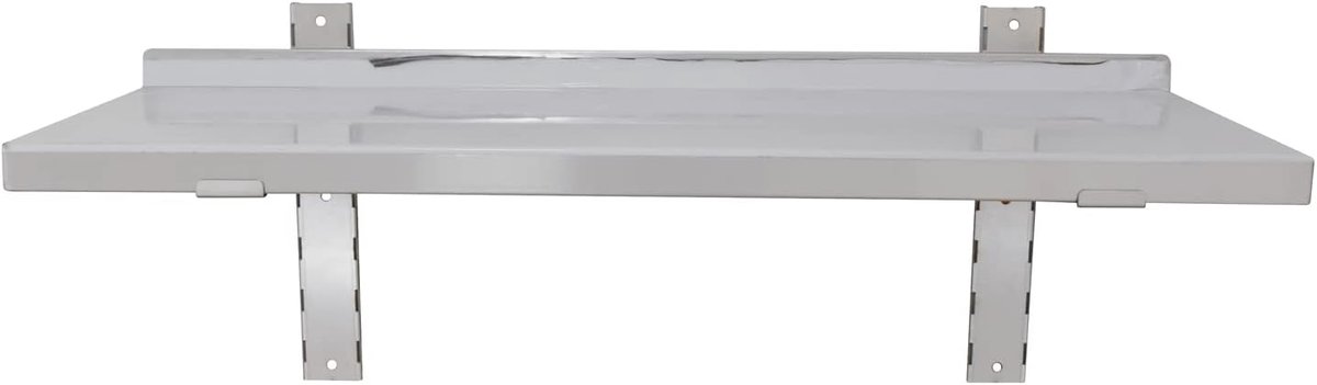 wandrek van roestvrij staal (80 x 30 cm)