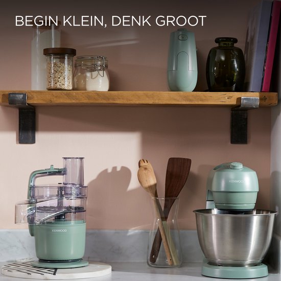 Kenwood MultiPro Go FDP23.140GR - Foodprocessor - Eucalyptus groen - Express Serve - Go collectie van Kenwood — afbeelding 5