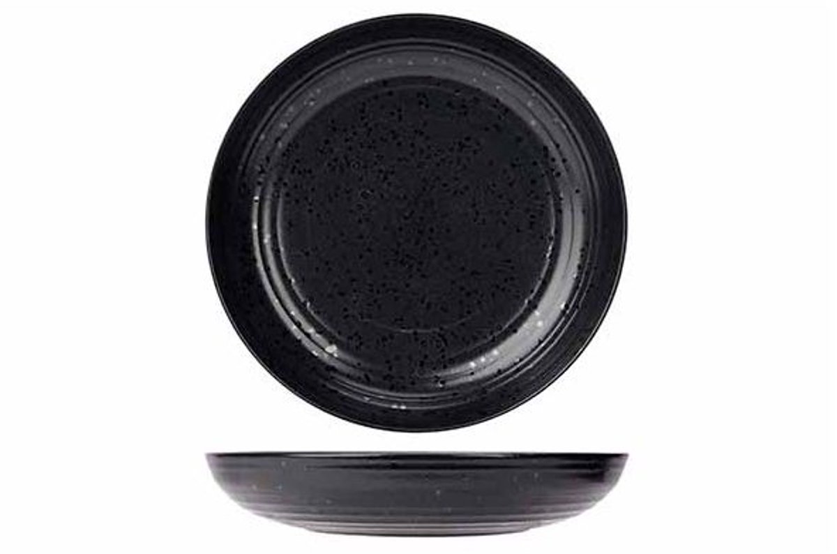 Artisan Zwart Diep Bord D25cm Coupe 940ml