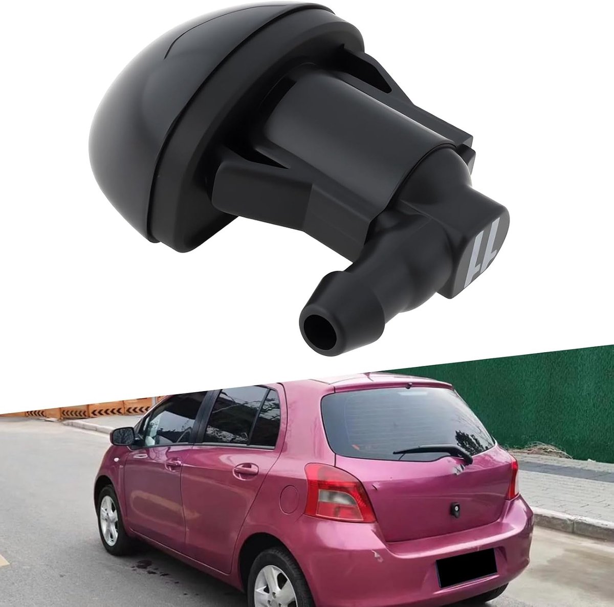 Achter Ruitensproeiermondstuk Jet 853910D050 Compatibel met Toyota Yaris 2011-2020