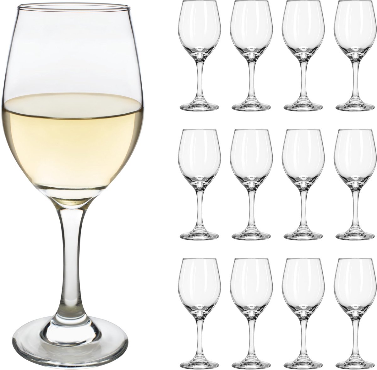 Libbey Perception Rode Wijnglazen - Extra Gehard Glas - Transparant - 325 ml - 12 Stuks
