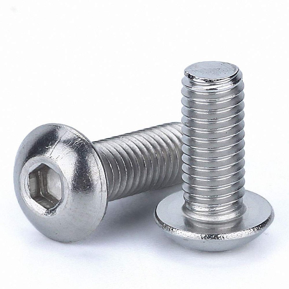 Bolkopschroeven, inbusbouten, A2/304 roestvrijstalen schroeven, M3/M4/M5/M6/M8/M10