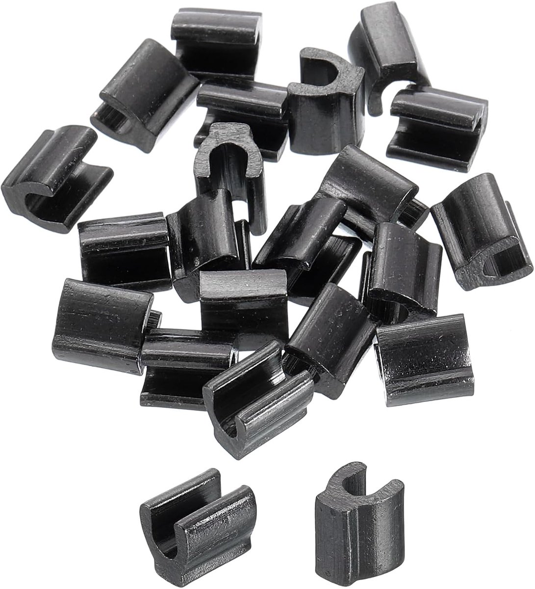 40 stuks ritssluitingreparatieset, #10 topstop eindstuk ritsschuiver vervanging voor tas, jas, jasje, doe-het-zelf naaien, metallic zwart