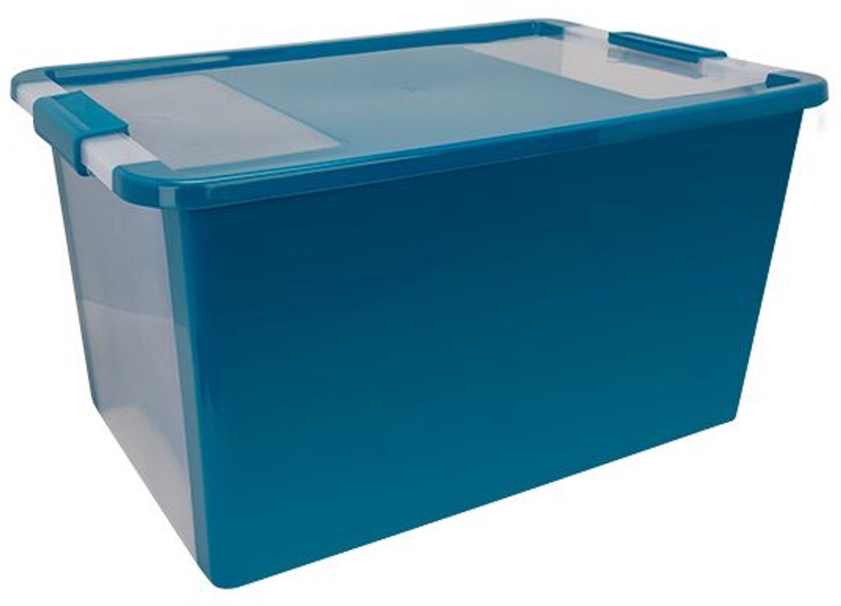 Bi-box Opbergbox L Petrol 40l 58x35, 2xh28cm
