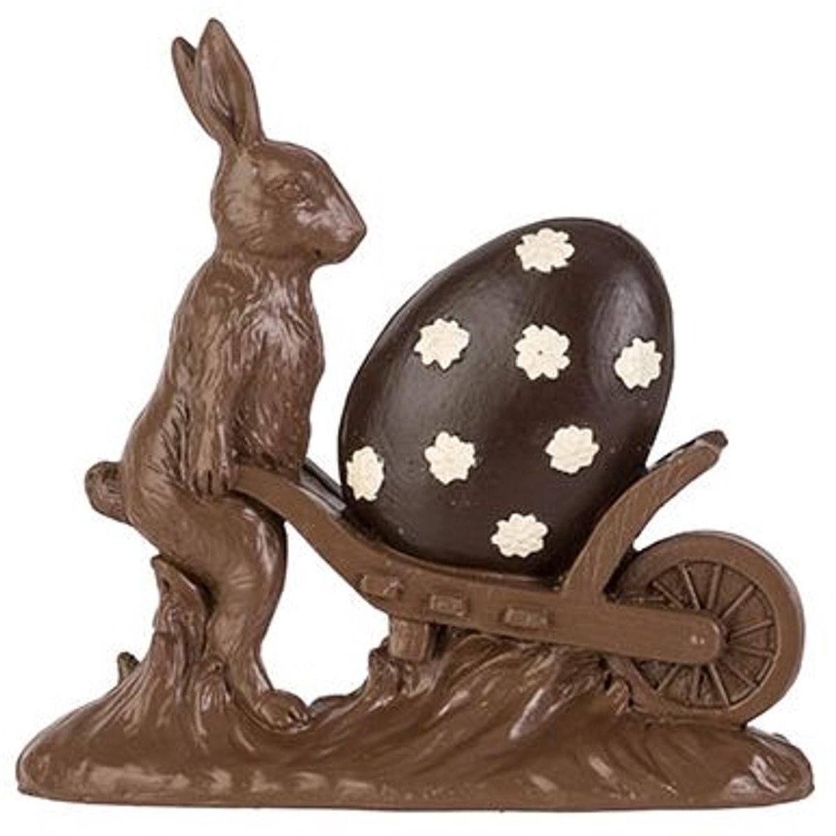 Cosy @ Home Paashaas Cart Chocolat 18,8x5,3xh18,4cm
