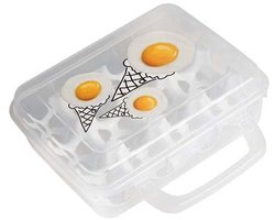 Hega Hogar Huevera Ei-opbergdoos 12eieren 3 Types