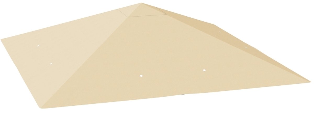 REDOM - Pavillon-Ersatzdach - 370 g/m² Oxford-stof - waterafstotend - UPF 30+ - klittenbandsluiting - 8 oogjes - Verandazeil - 298 x 298 cm