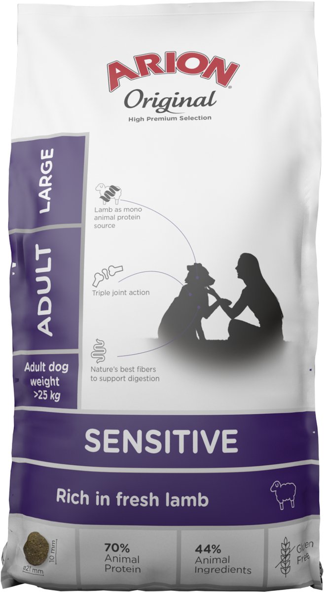 Arion Arion hondenvoer Original Maintenance Adult Sensitive Large 12 kg - Hond