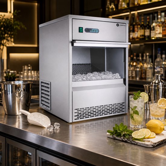 ZORRO IJsmachine ZEB 25 ECO - 25 kg/24u - Professionele ijsblokjesmaker - Inclusief accessoires van ZORRO — afbeelding 4