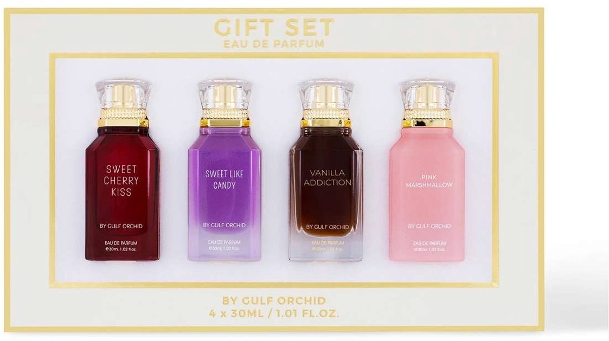 GULF ORCHID SWEET EDITION GESCHENKSET 4 X EAU DE PARFUM 30 ML