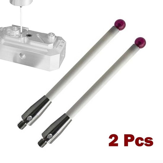 Dailygoods- Stylus Pen - 2 Stuks - Keramische Stylus - 100mm Lengte - Lichtgewicht - Slijtvast - Hoge Kwaliteit - Meetsonde — afbeelding 5