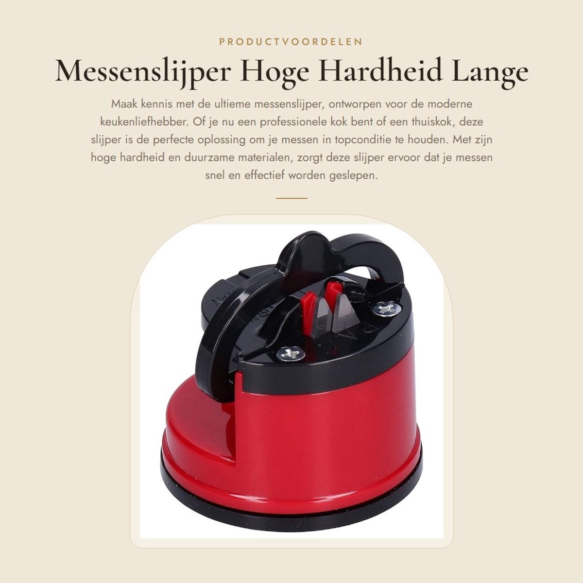 Dailygoods- Messenslijper Hoge Hardheid - Slijpmessen Accessoires