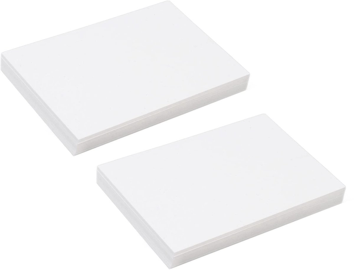 Dailygoods- Blanco Kaarten 100 Stuks - 4x6 Inch - Wit Papier - Geschikt voor Kunst/Uitnodigingen - Vlekvrij Schrijfgebied - Creatieve Toepassingen - Ansichtkaarten