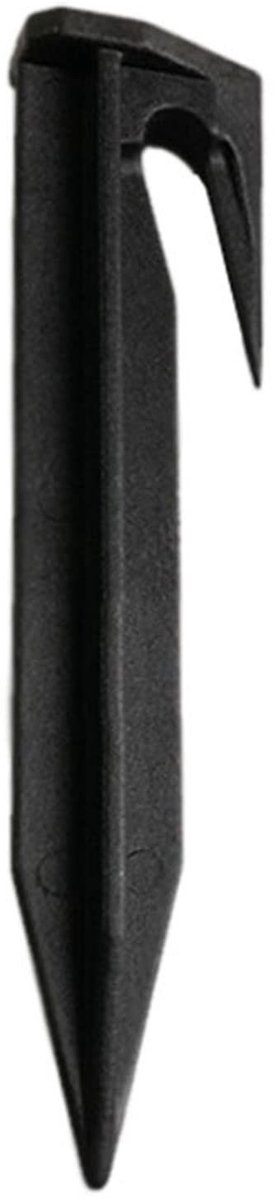Dailygoods- Grondpen 200 Stuks - Kunststof - Lichtgewicht - Tuinbehoeften - Haringen - Veiligheidswaarschuwing - Tuinharing