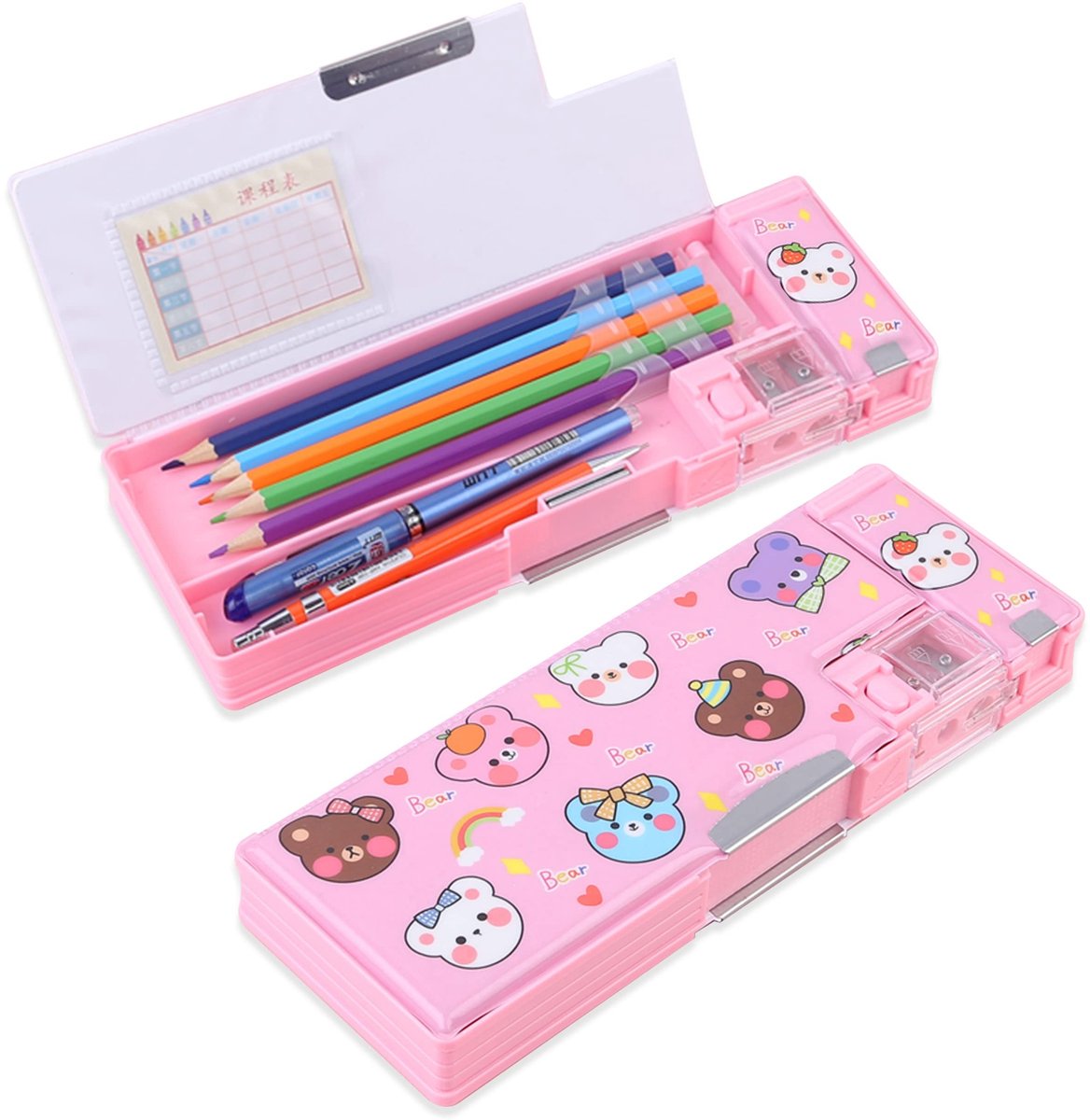 Dailygoods - Pop-up Multifunctionele Etui voor Kinderen - Schattige Pennenbox Organizer