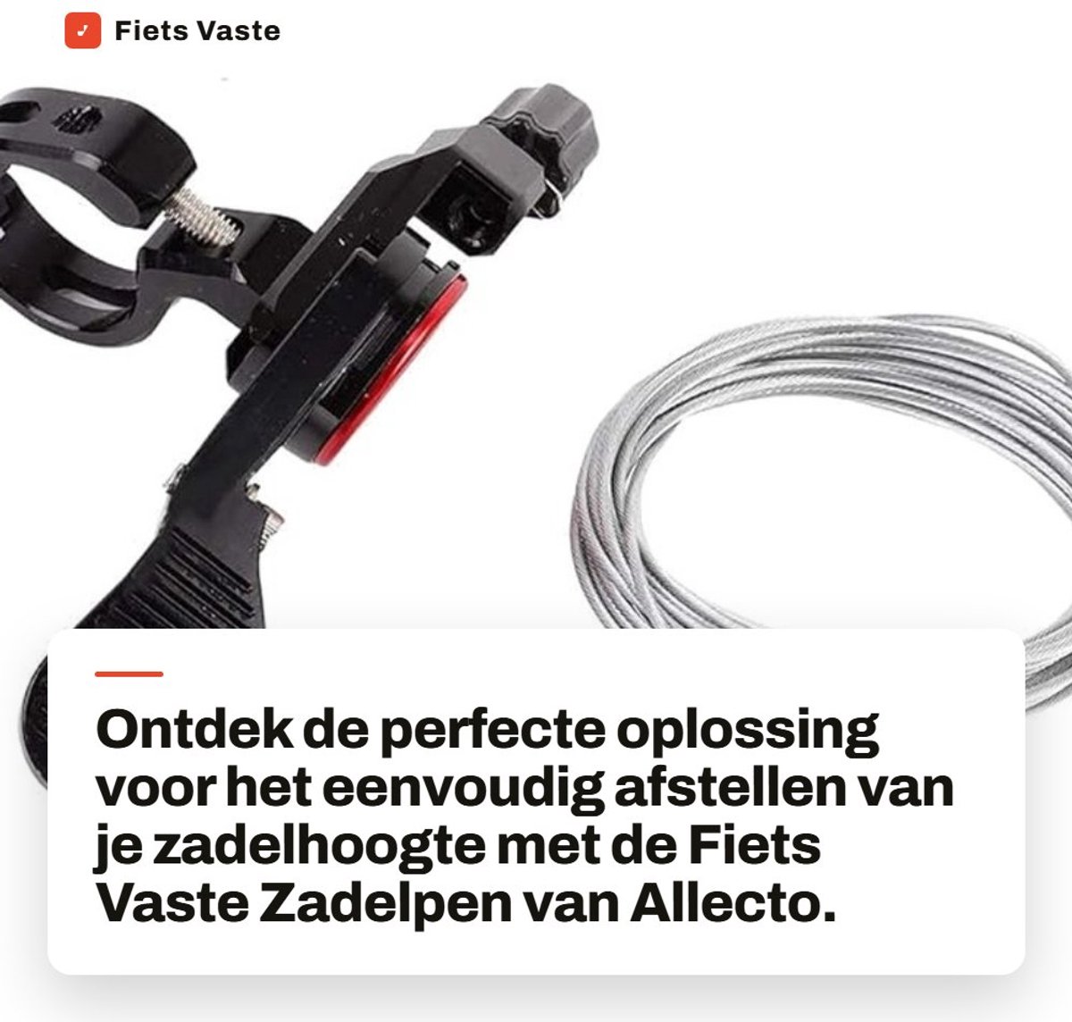 Dailygoods- Zadelpen Verstelbaar - Afstandsbedieningshendel - Aluminiumlegering - Slijtvast - Compatibel met Kabelbediende Zadelpennen - Lange Levensduur - Dropper Post