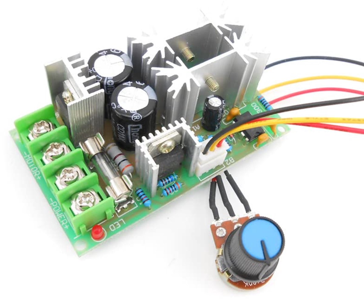 DC Motor Snelheidsregelaar - Motor Driver Module - Motor Snelheid Regelen - Hoge Power Module
