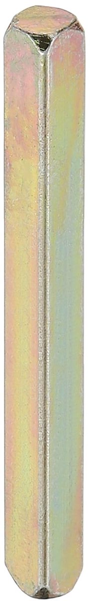 Dailygoods - PATIKIL Vierkante deurknop spil 65 x 8 mm, 1 pak koolstofstaal reservedeurklink spindelstang deurspil vervanging deurgreep onderdelen voor de meeste insteektype deurknoppen, goud