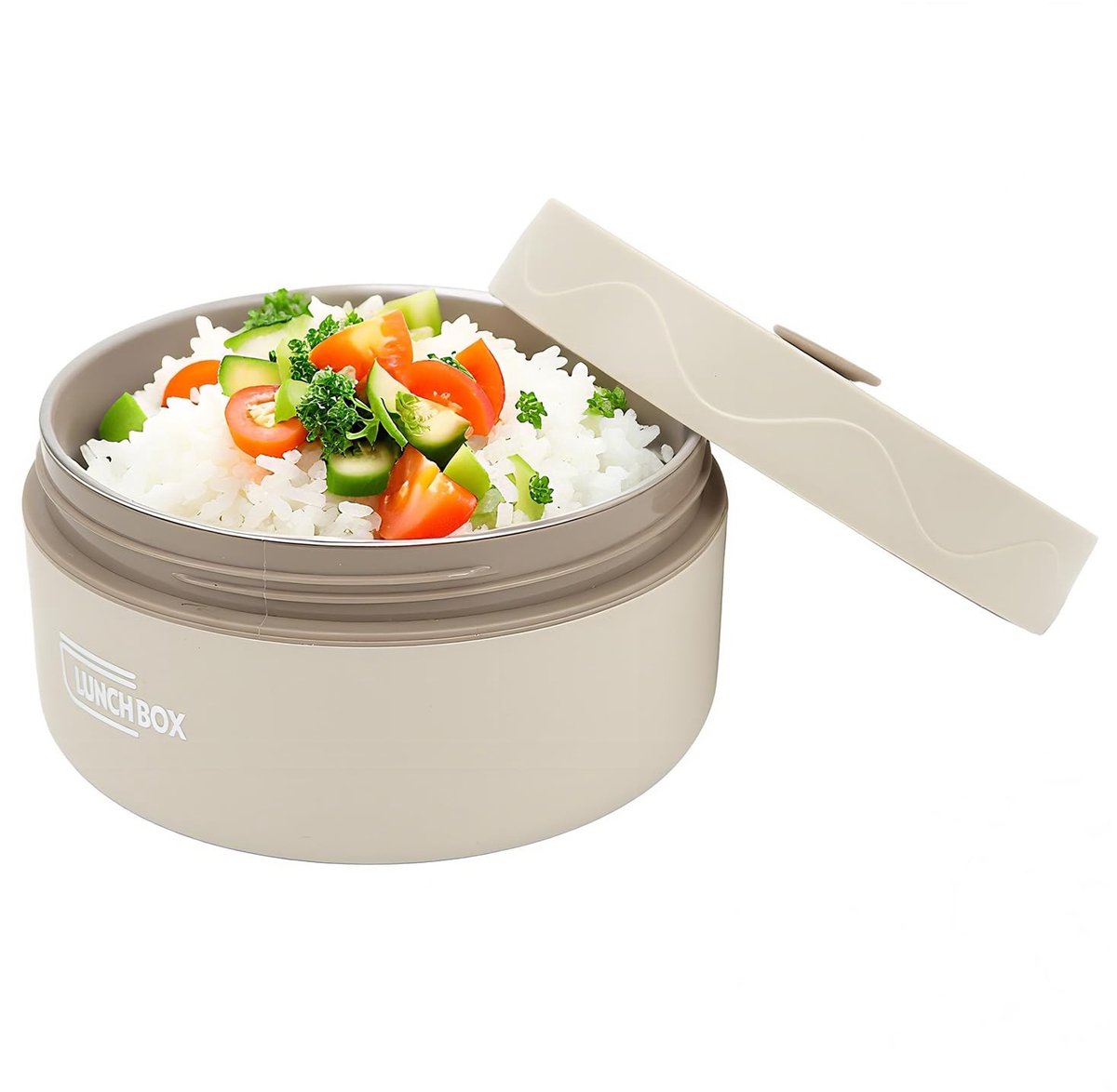 Dailygoods- Lunchbox 420 ml - Thermische Lunchbox - Draagbare Voedselincubator - Dubbele Laag - Roestvrij Staal 304 - Lichtgewicht 150 g - Thermosfles