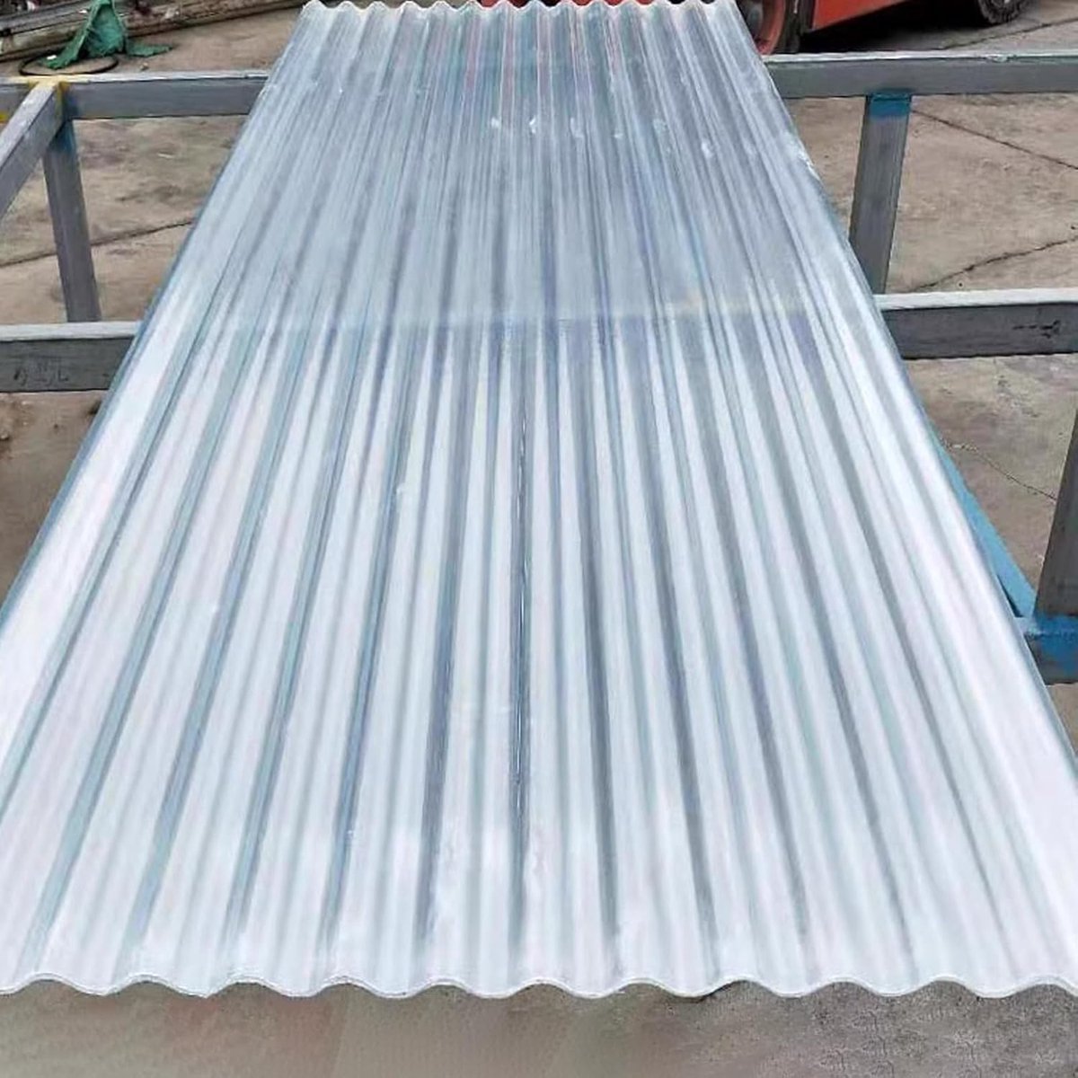 Gegolfde dakplaten - Daglichtpanelen luifels - Bouwen afdakken garages - Compressiebestendig slagvast - 15 mm dik - Transparant