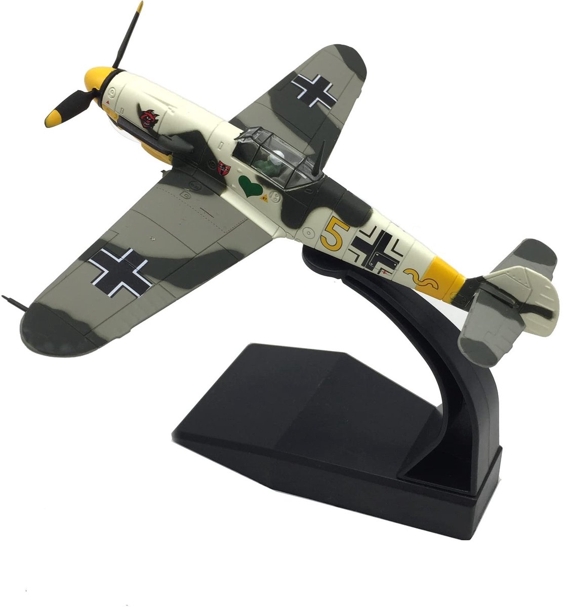 Dailygoods- Gevechtsvliegtuig 1:72 - Displaystandaard - Modelvliegtuig - Duurzaam - Legering/plastic - Geschikt voor 14+
