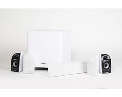 5.1 Surround Sound Home Cinema Speakerset Wit - Compact en Krachtig