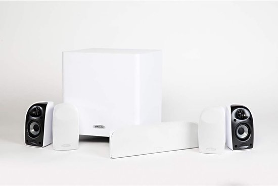 5.1 Surround Sound Home Cinema Speakerset Wit - Compact en Krachtig