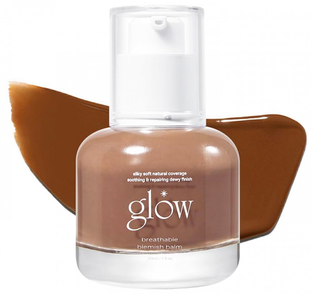 Glow Ademende Gezichtsbalsem Anti-Onzuiverheden 30 ml (Tint : Bruin)