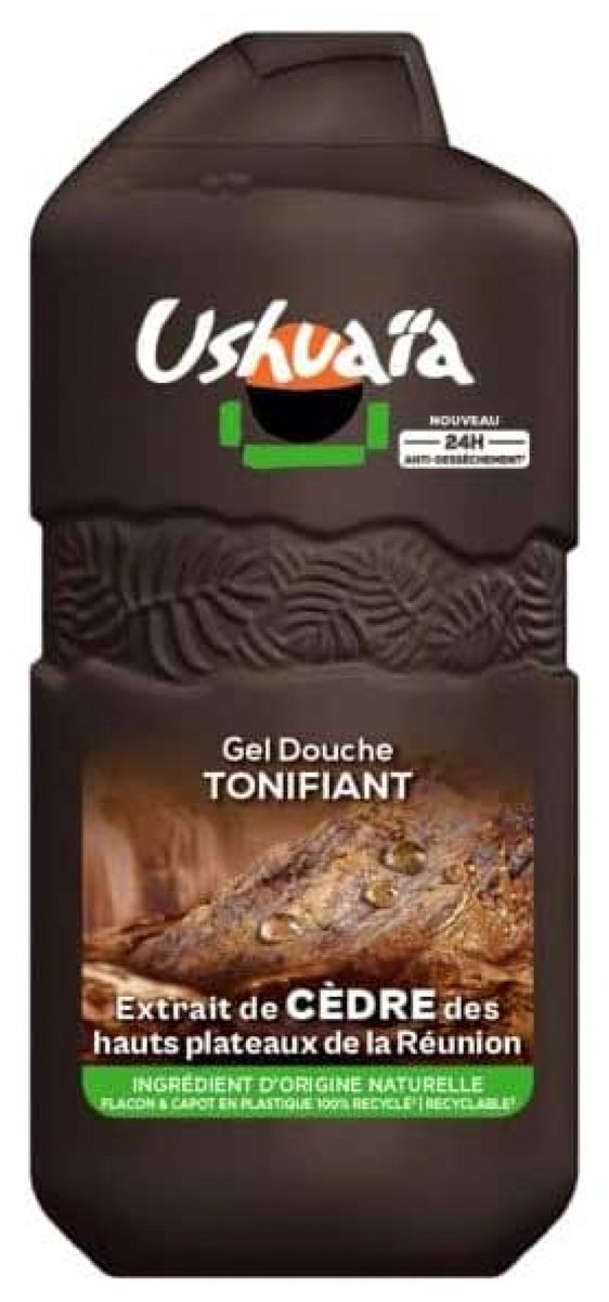Ushuaïa Tonifiërende Douchegel Ceder Extract 280 ml
