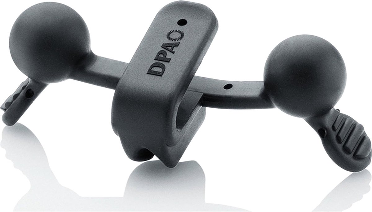 Microfoon Klem - Instrumenthouder - Muziek Maken - Aluminium Materiaal - 11.5 cm - Zwart