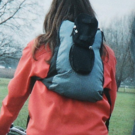 Zadeltas voor fiets, fietszadeltas met rugzakfunctie, 2-in-1 fietstas, zadel voor MTB, racefiets, citybike (zwart, zadeltas) van Merkloos — afbeelding 2