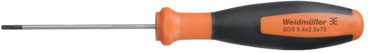 Weidmüller SDS 0.4X2.5X75 Platte schroevendraaier Kopbreedte: 2.5 mm Koplengte: 75 mm