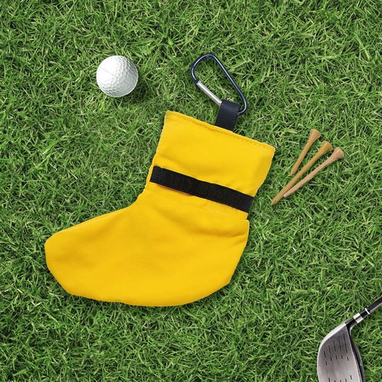 Dailygoody - Golfbal Tas - Handige Golfaccessoire - Compact en Draagbaar - Geel - Golfcadeaus voor Mannen en Vrouwen - Ideaal voor Golfliefhebbers van Merkloos — afbeelding 4