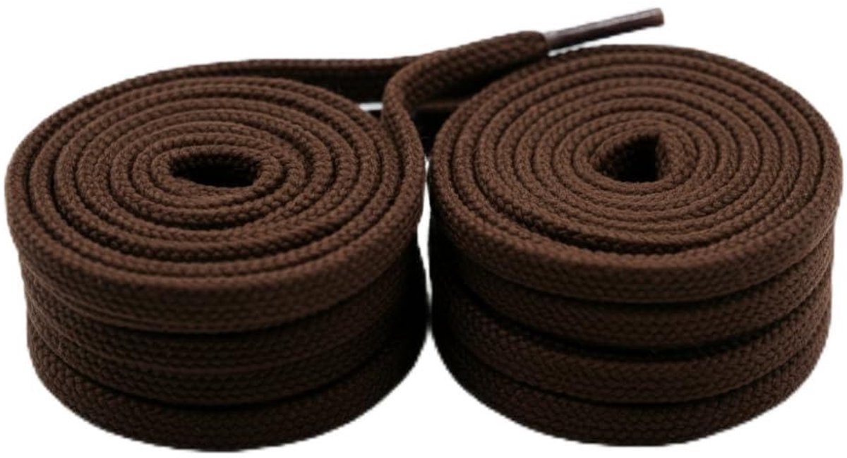 Dailygoods- Platte Veters 8 mm Breed - Duurzame Vervanging - Antislip - Voor Sportschoenen - Moderne Look - Premium Kwaliteit - Schoenveters