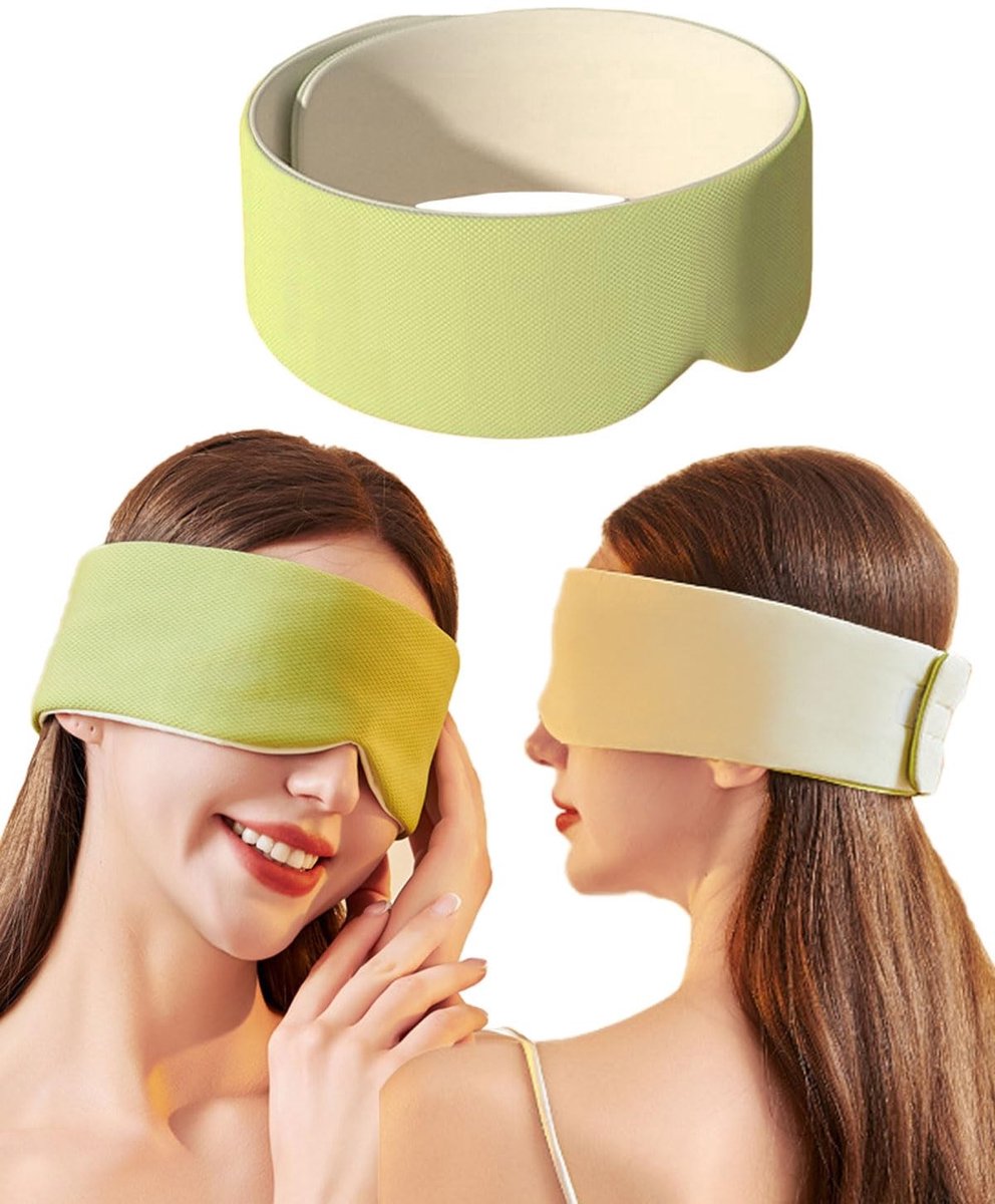 Dailygoods- Migrainemasker Verkoelend - Slaapmasker - Oogmasker - Verstelbare Riem - Hoogwaardig Gelmateriaal - Comfortabel Gebruik