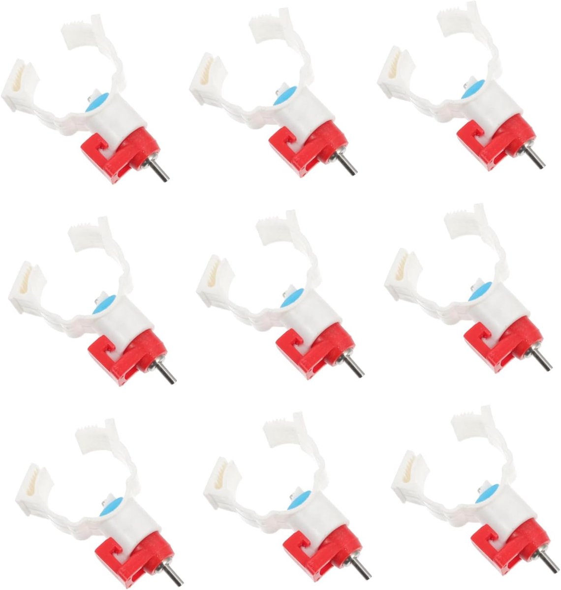 Kippen Drinknippels - Pluimvee Waterdispenser - Voor Pluimvee - Antivuil Design - 20 Stuks - Diverse Kleuren