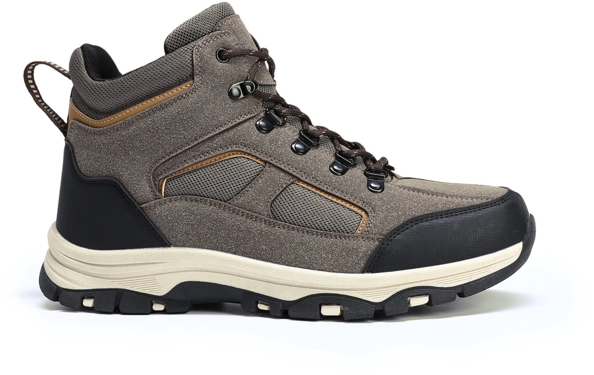 YOUTHUP Heren Casual Outdoor Wandelschoen Antislip en Slijtvast 43 Bruin