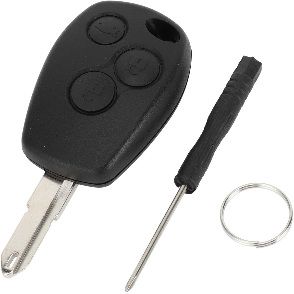 Dailygoods - Sleutel Shell Case voor Keyless Entry voor Renault en Dacia
