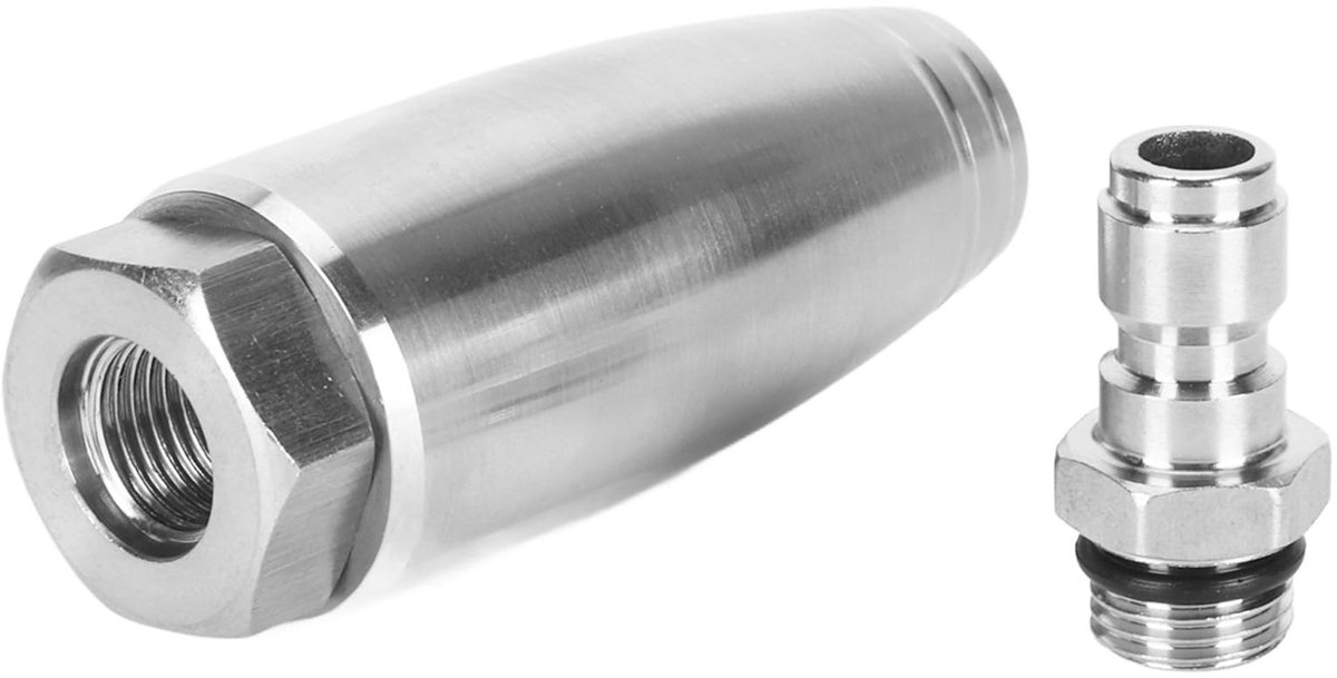 Dailygoods- Rotor Nozzle Hoogdrukreiniger - Turbo Nozzle - 1/4" Snelle Connector - 5000PSI - 350bar - Roestvrij Staal - Hogedrukreiniger