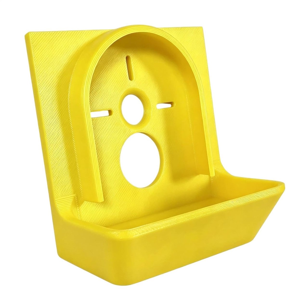 Boorstofvanger - Boorstofopvang - Stofarm Boren - Snelle Montage - 9x8x4 cm - Geel