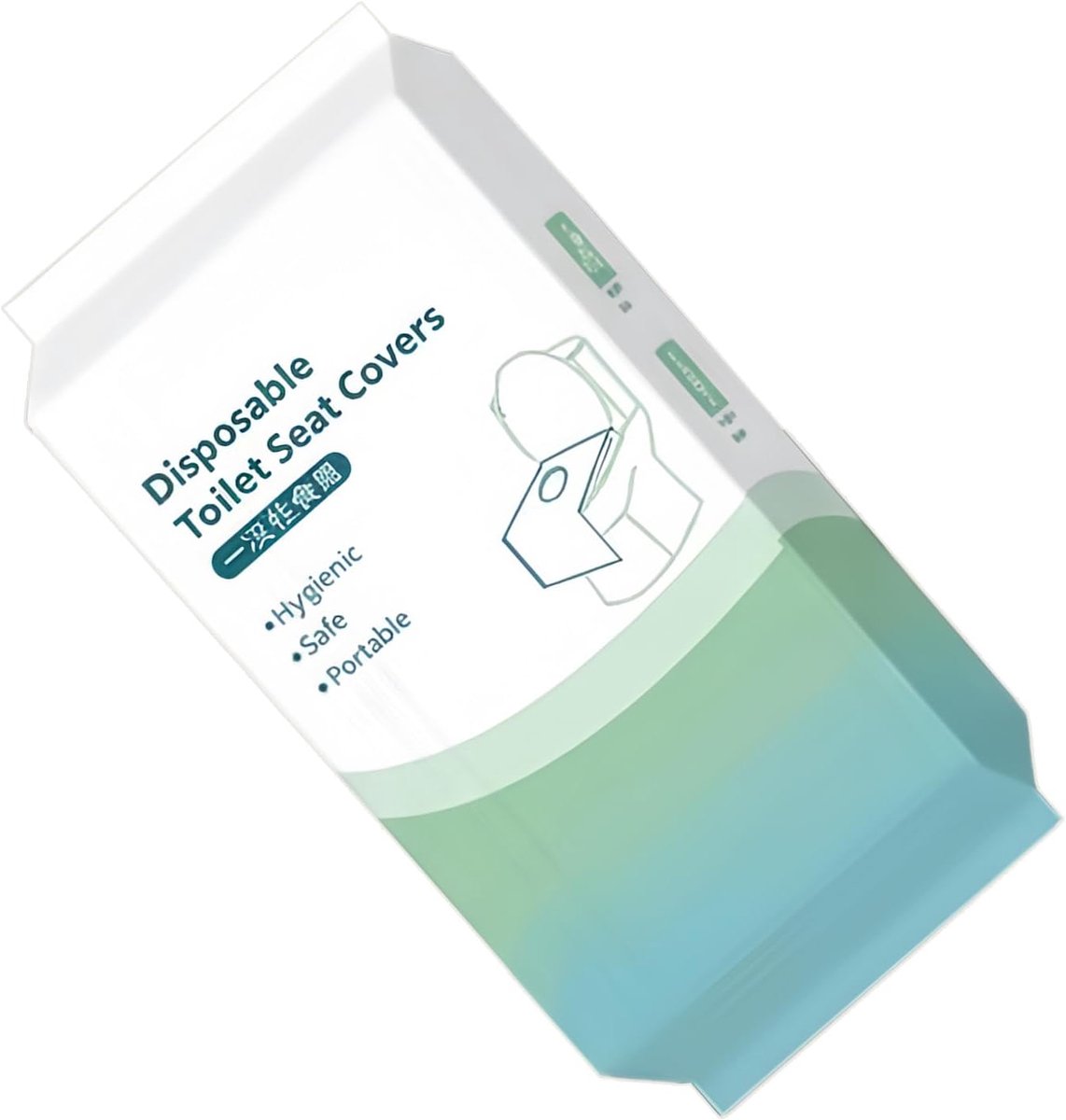 Toiletbril Beschermhoes - Toilet Covers - Hygiënisch Reizen - Scheurbestendige Lagen - 10 Stuks - Blauw