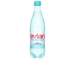 Evian Sparkling 100% RPET - 12x 50 cl