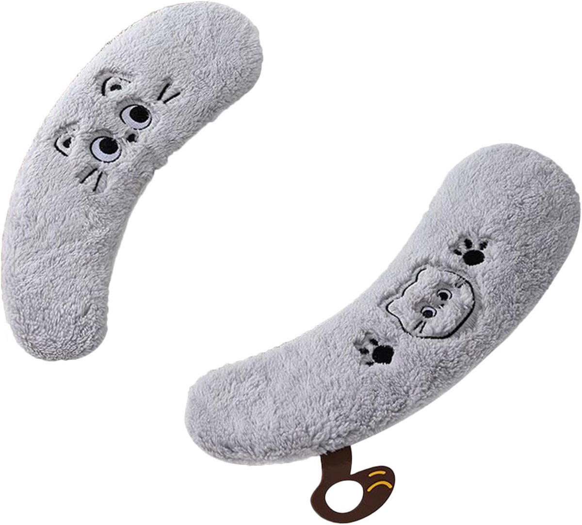 Toiletbril Hoes - Verwarmend Kussen - Comfortabel Zitten - Krasbestendig Materiaal - 35 x 10 cm - Grijs