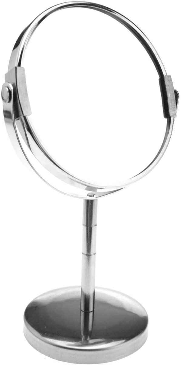 Dailygoods- Make-up Spiegel Dubbelzijdig - 1x/3x Vergroting - Waterdicht - Staand - Geschikt voor Geschenken - Hoogwaardige Kwaliteit - Toiletspiegel