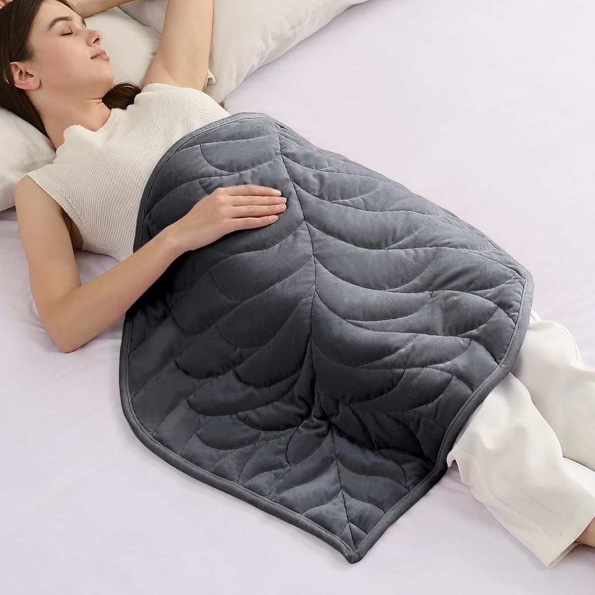 Dailygoods- Verzwaringsdeken 2,3 kg - Hoogwaardig Microvezel - Compact Formaat - Ontspanningsdeken - Huidvriendelijk - Ideaal voor Diepdrukstimulatie