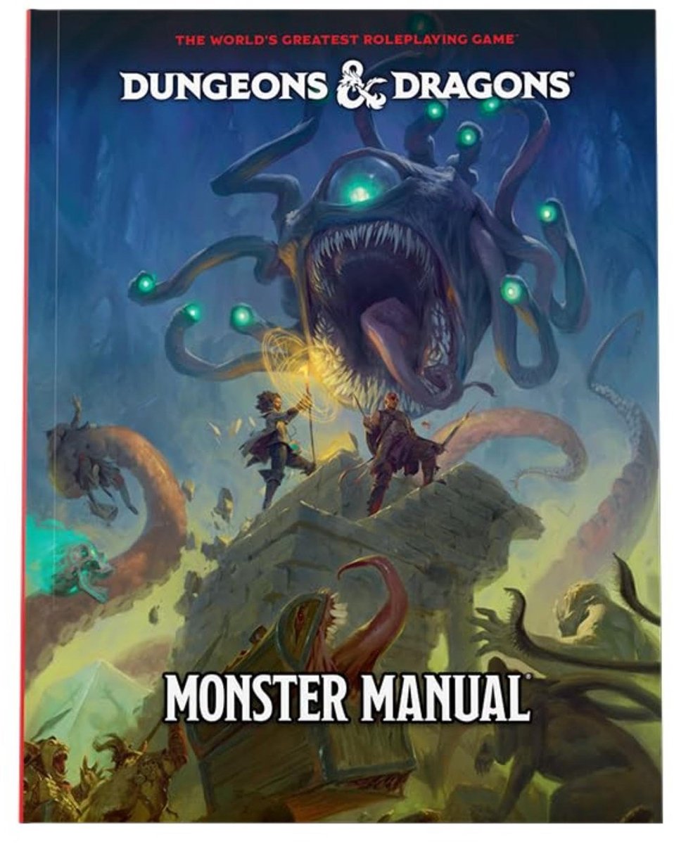 Dailygoods- Monster Manual 2024 - Dungeons & Dragons - wezens - draken - nieuwe monsters - statblokken - uitgebreide editie - D&D Monsters
