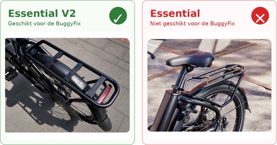 BuggyFix - neem compact buggy mee op Urban Arrow bakfiets met Essential V2 bagagedrager — afbeelding 5